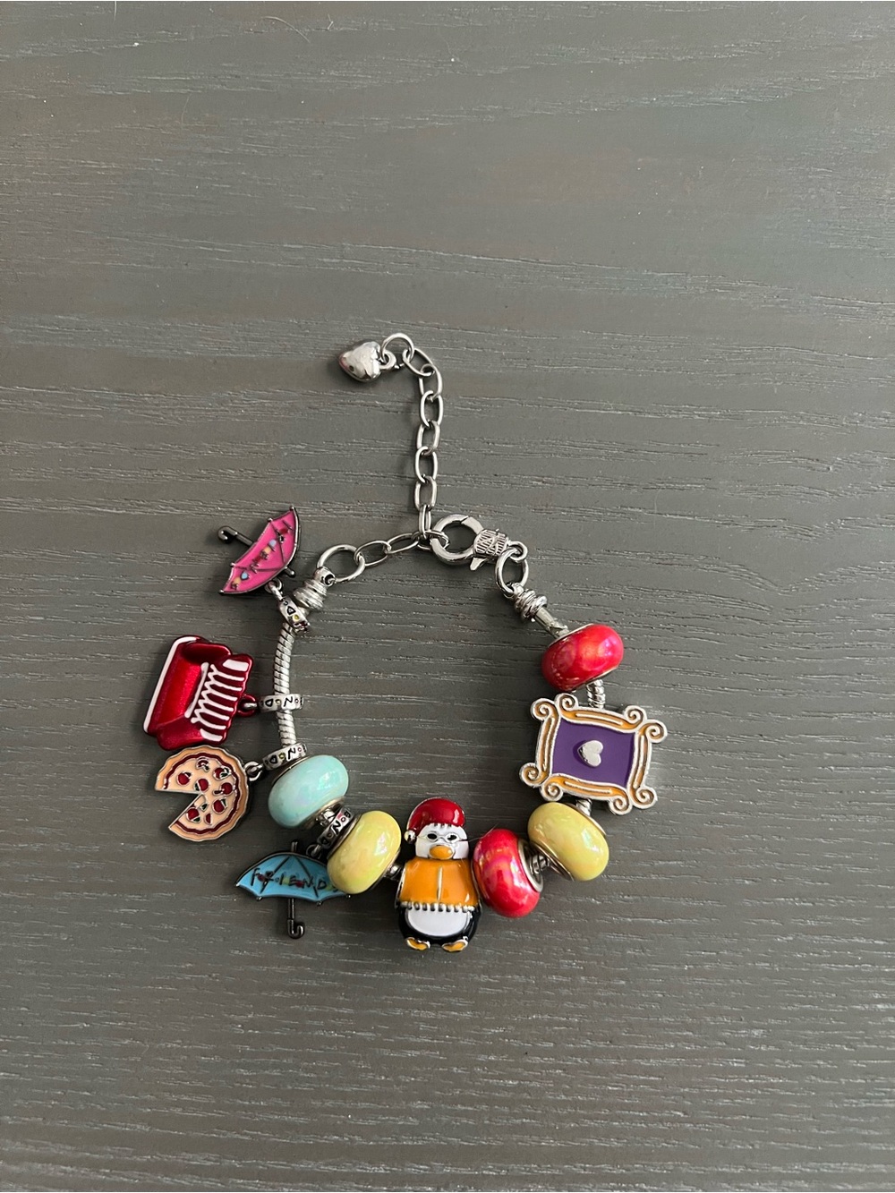 FRIENDS TV Show charm bracelet!
